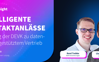 Podcast Insight: Intelligente  Kontaktanlässe - Der Weg der DEVK zu daten- und KI-gestütztem Vertrieb