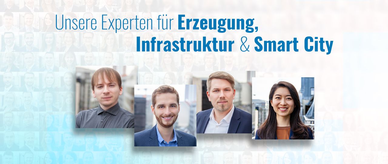 Das sind WIR – unser Kompetenzteam Erzeugung, Infrastruktur & Smart City 