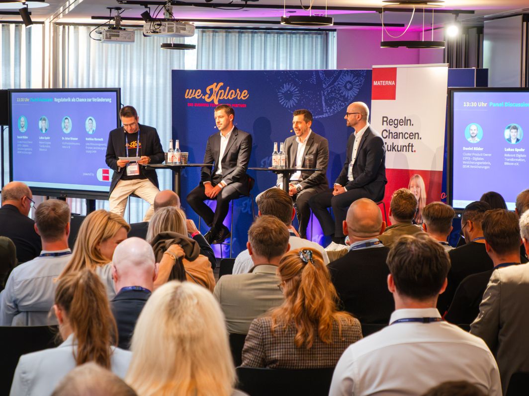 Podiumsdikussion Open Finance mit Materna