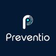 preventiologo.jpg Preventio Logo - dunkler Hintergrund, darauf ein weißes P in Großbuchstaben und darunter der Schriftzug "Preventio" ebenfalls in weißer Schrift