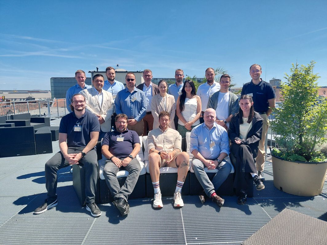 Gruppenbild Präsenztreffen KI-Community Energieforen