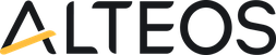 Logo Alteos in dünner Schrift und Großbuchstaben