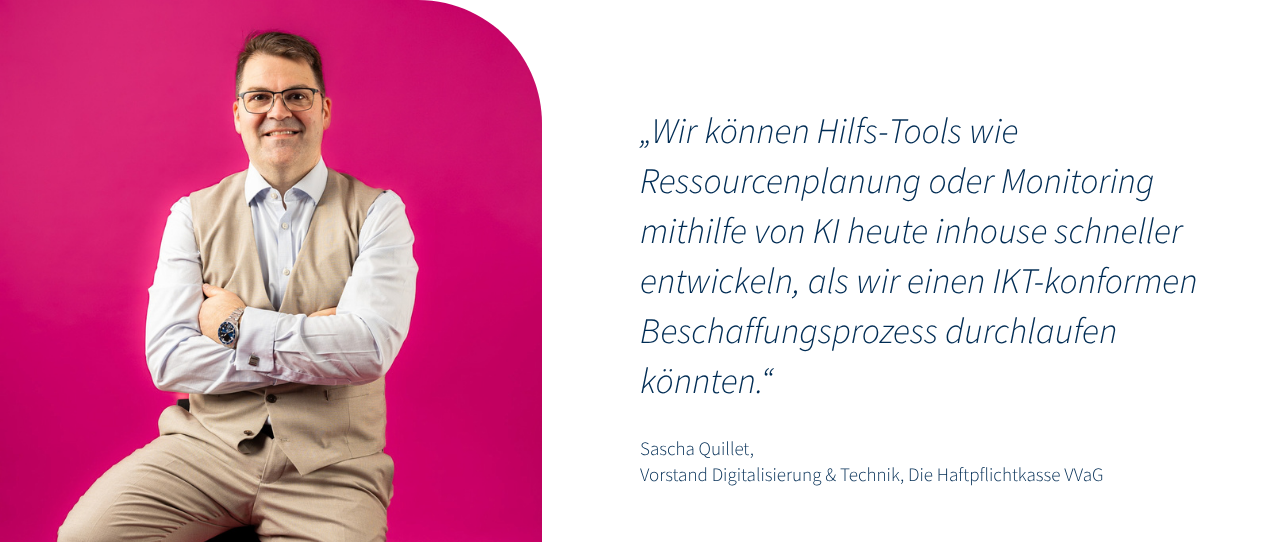 „KI everywhere“ statt KI-First: Wie die Haftpflichtkasse IT-Prozesse neu denkt