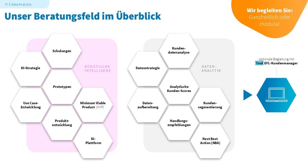 Beratungsfeld KI & Data Analytics im Überblick