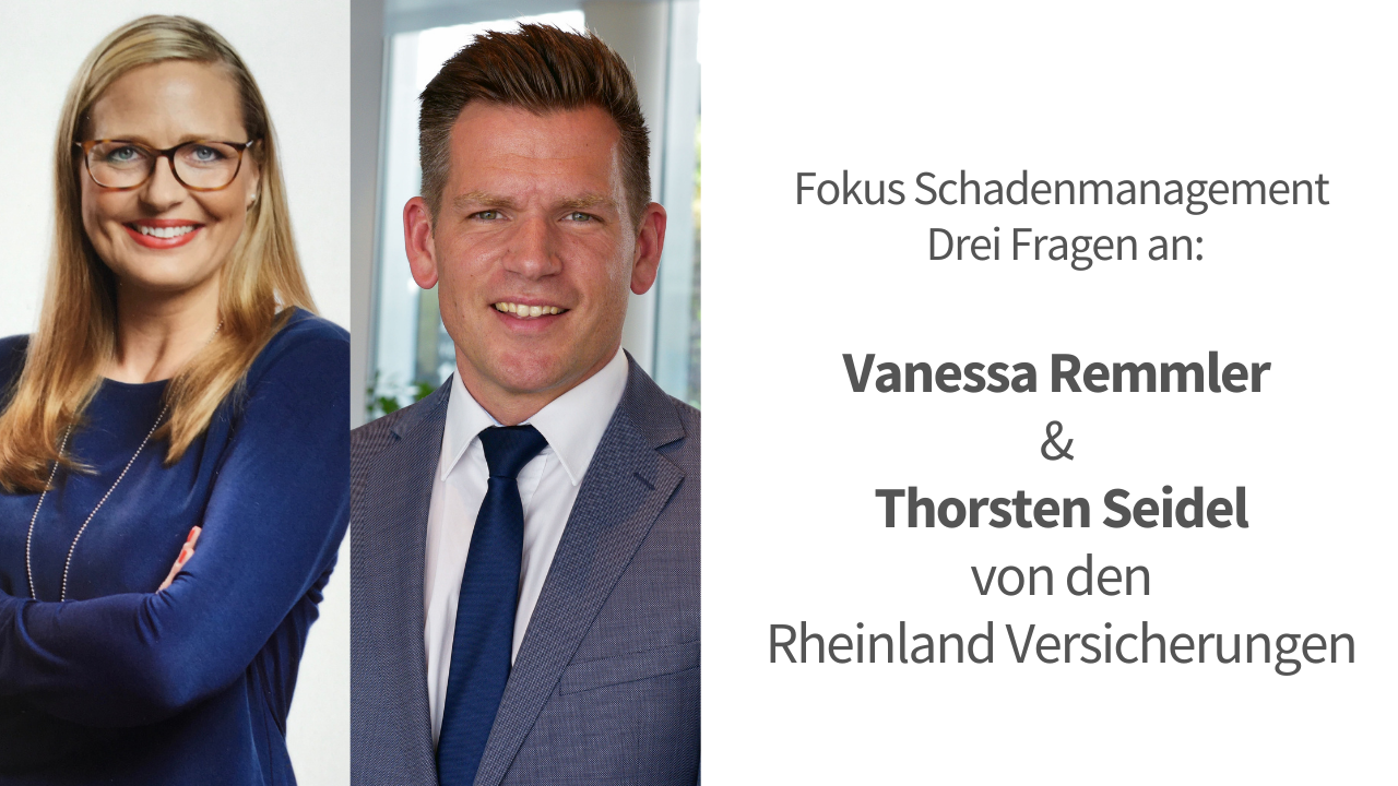 Drei Fragen an die Schadenexperten von den Rheinland Versicherungen