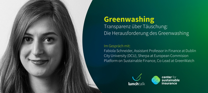 Lunchtalk Greenwashing / zu Gast: Fabiola Schneider