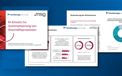 Studie: KI-Einsatz zur Automatisierung von Geschäftsprozessen