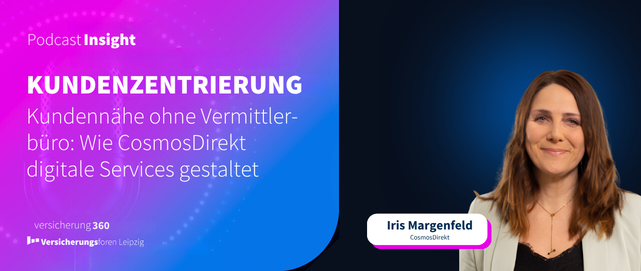 Podcast Insight | Digitale Kundennähe bei Versicherern: Wie CosmosDirekt KI und Self-Service verbindet