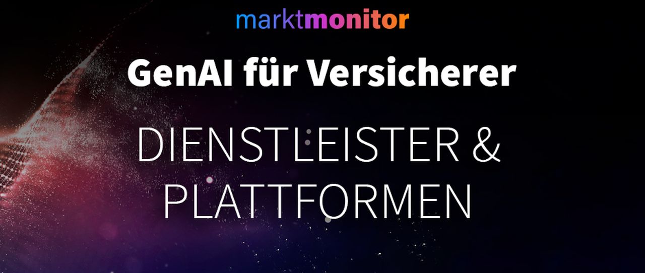 Marktmonitor GenAI: Modul Dienstleister & Plattformen