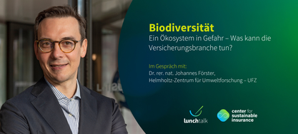 Lunchtalk Biodiversität / Zu Gast: Johannes Förster