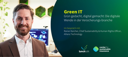 Lunchtalk Green IT / zu Gast: Rainer Karcher