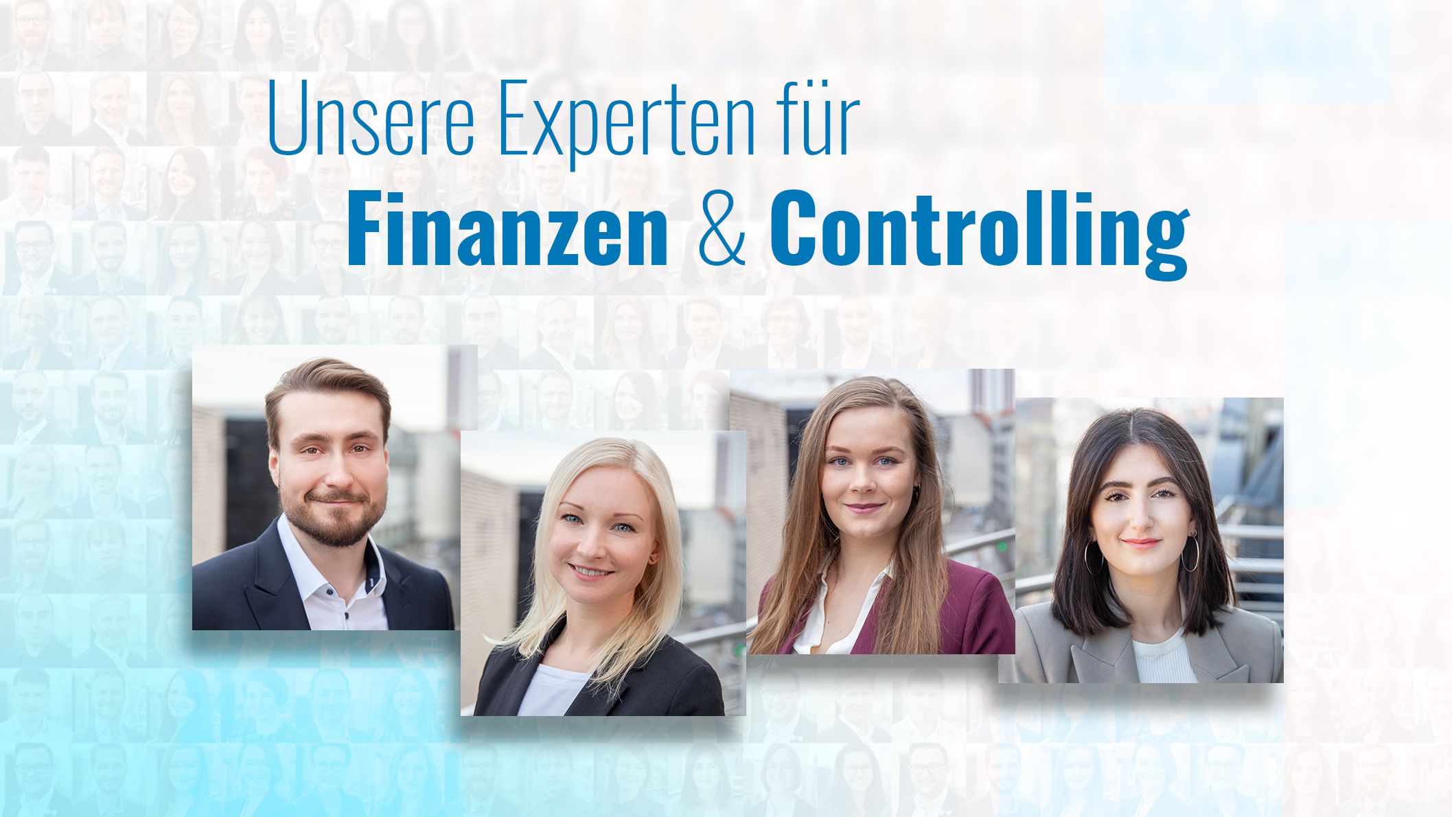 Das sind WIR – Unser Kompetenzteam Finanzen & Controlling