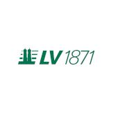 grüner Schriftzug auf weißem Hintergrund: LV 1871
