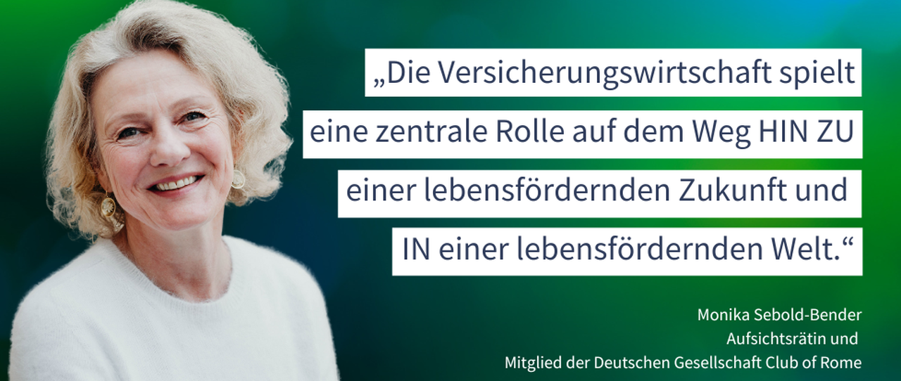 Die Stellhebel der Assekuranz bei Nachhaltigkeit – Im Interview mit Monika Sebold-Bender