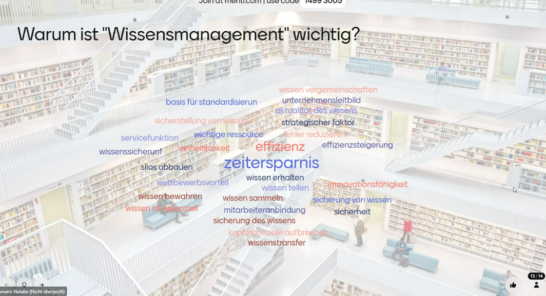 WerksWerkstatt Wissensmanagement Kick-Off