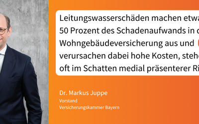 Interview: Schadenprävention bei Leitungswasser- und Elementarschäden in der Wohngebäudeversicherung