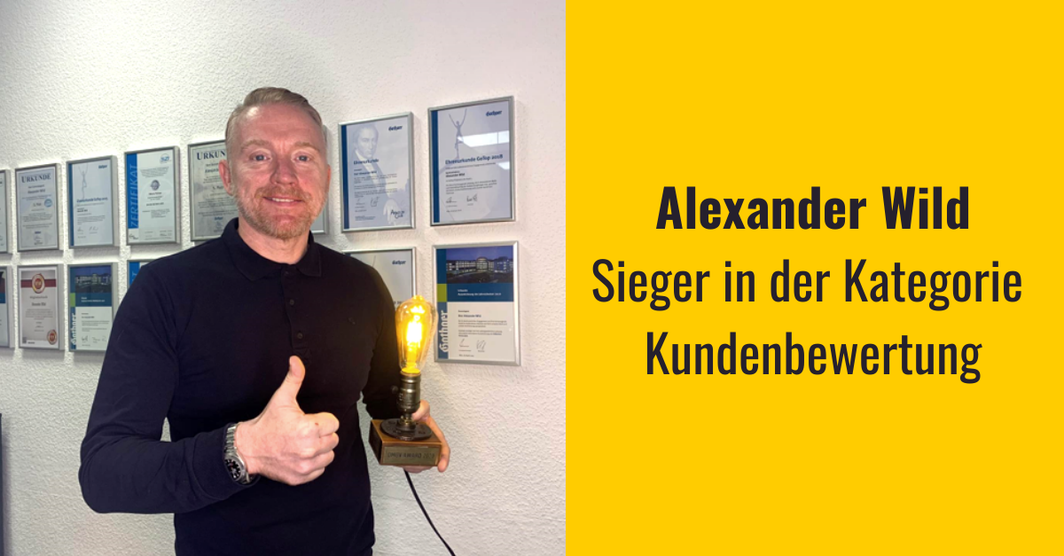 OMGV Award Sieger Alexander Wild