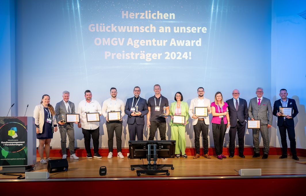 OMGV Agentur Award Preisverleihung