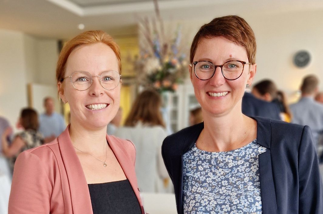 Sabine Schramm und Karin van de Put - die organisatorische und fachliche Leitung der User Group Unfallversicherung